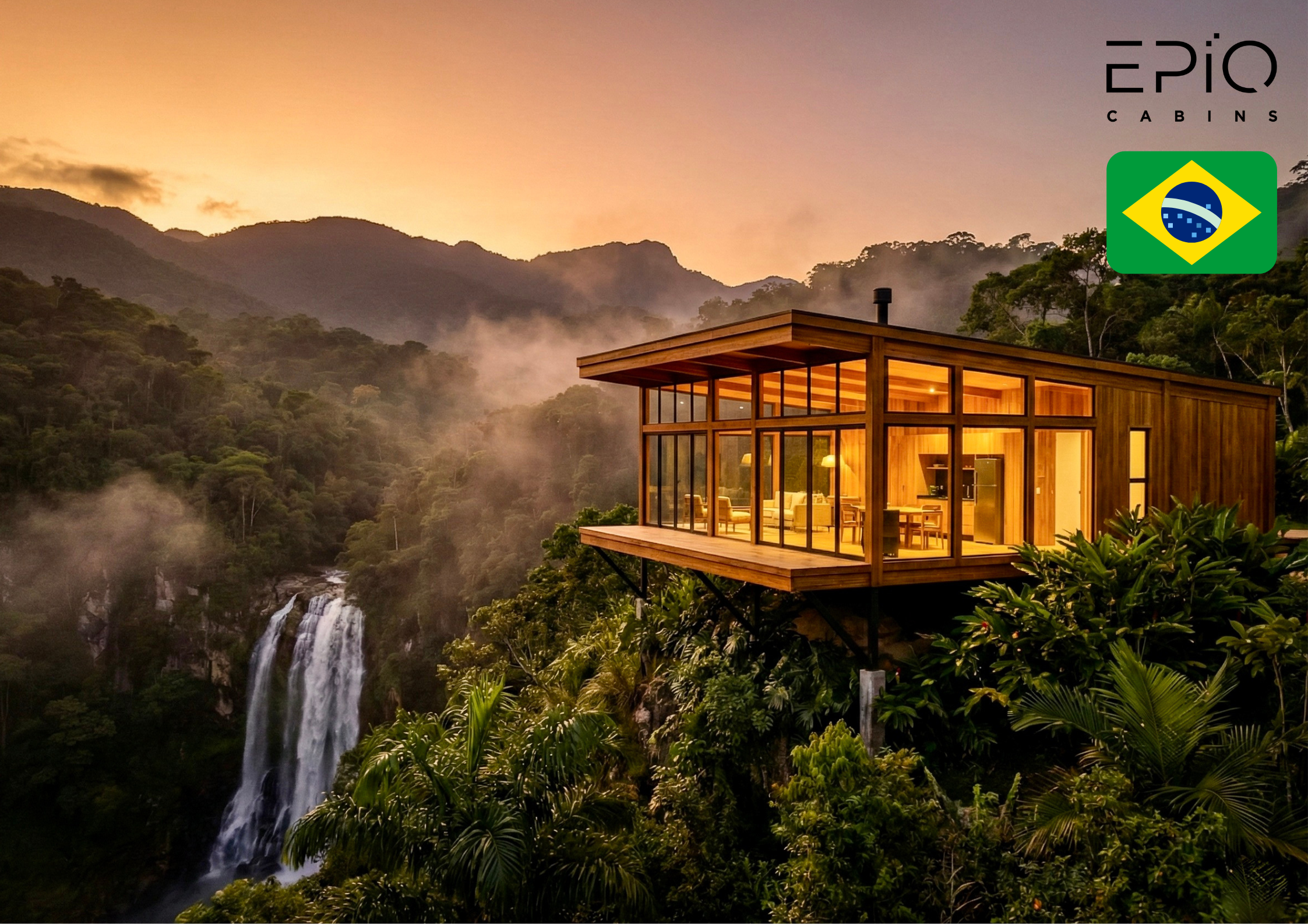 Jungle Hills regenerative resort concept in Brazil